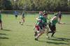 Kappa Delta moves down the field against Zeta in an intramural flag football game.  - Photo by Neisha Fuson