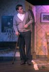 Dustin Perry performs in <em>The Dining Room</em>.  - Photo by Matthew Diggs