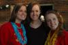 Kirby Maxwell, Erin Brassert and Molly Sills pose for a photograph at the Make-A-Wish Foundation party.  - Photo by Neisha Fuson