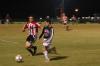 In the match against Martin Methodist College, sophomore Paul Turner pushes himself to gain possession of the ball.  - Photo by Neisha Fuson