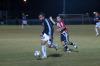 Freshman Franki Mocellin outruns his opponents downfield as he tries to jumpstart Union's offense in a match versus Martin Methodist. - Photo by Neisha Fuson