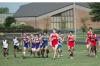Douglas Martin (front middle) leads the pack at the start of the Union Cross Country Invitational.  Union captured the title in both the men's and women's race. - Photo by Tommy Sadler