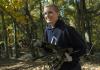 Freshman Katelyn O'Roark serves at Fort Pillow State Historic Park on Day of Remembrance. - Photo by Matthew Diggs
