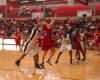 Union junior Crystal Eason (3) goes up for a lay up in the game against Harris-Stowe State College (Mo.).  - Photo by Neisha Fuson