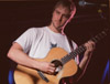 On Feb. 12, Bebo Norman performed at a SAC and  National Alumni Association sponsored coffeehouse with special guest Jeremy Camp. Norman is nominated for a Dove award for male vocalist of the year and his song “Great Light of World” is nominated for song of the year. - Photo by Lindsay Stavish