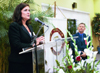 Teresa Luna, a 1979 graduate of Union, received the Distinguished Alumnus Award at the Alumni Awards Luncheon during Homecoming 2003.  - Photo by Jim Veneman