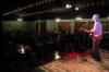 Artist Jamie Barnes performed during the 2008 Rounder's meeting held in Barefoot's Joe. - Photo by Neisha Fuson