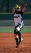 Pitcher Stephanie Hernandez winds up a throw against Crichton College. - Photo by Kyle Kurlick