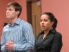 The Students in Free Enterprise (SIFE) team prepares for this year's regional competition. - Photo by Neisha Fuson