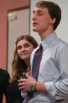 SIFE, Students in Free Enterprise, prepares for their regional competition by performing their presentation in front of fellow students and faculty.  - Photo by Neisha Fuson