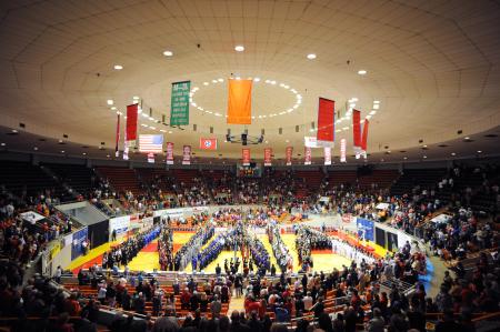 All the teams form the letter NAIA for this year's tournament held in Oman Arena.