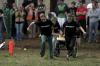 KD chariot runners begin dash down the field at Greek Olympics. - Photo by Kyle Kurlick