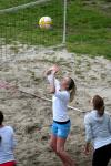Students participated in a volleyball tournament to help raise money for the disaster relief fund.  - Photo by Kristi McMurry