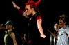 From Left: Jordan Owens, Tori Gill and Kristina Moore perform for ZTA in the 2008 Variety Show. - Photo by Kyle Kurlick