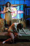 Ashley Mitchell & Blake Staples in <i>Philemon</i>. - Photo by Jim Veneman