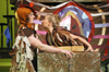 Blake Staples & Miranda Wallace in <i>Philemon</i>. - Photo by Jim Veneman