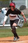 Ashley Blankenship takes her lead off of third base. - Photo by Steven Aldridge