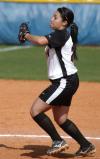 Stephanie Hernandez makes her delivery to the plate. - Photo by Steven Aldridge