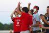 Union soccer fans cheer on the Bulldogs and Lady Bulldogs. - Photo by Kristi McMurry