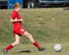 Brooke Walker moves the ball up the field. - Photo by Steven Aldridge