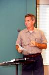Paul Jackson, professor of Christian studies, leads a Master of Christian Studies class on Union's newly established Hendersonville campus. - Photo by Morris Abernathy