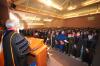 President Dockery presides over the fall convocation service. - Photo by Morris Abernathy