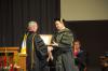 President Dockery installs David Kuhl as the Baptist Memorial Health Care Chair of Pharmacy during fall convocation. - Photo by Morris Abernathy