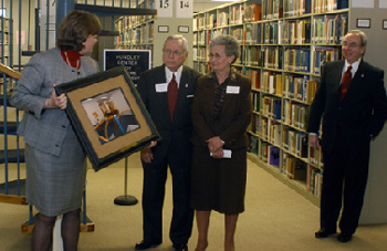 Hundleys' receive Distinguished Service Award