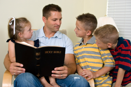 Reading Bible to Kids