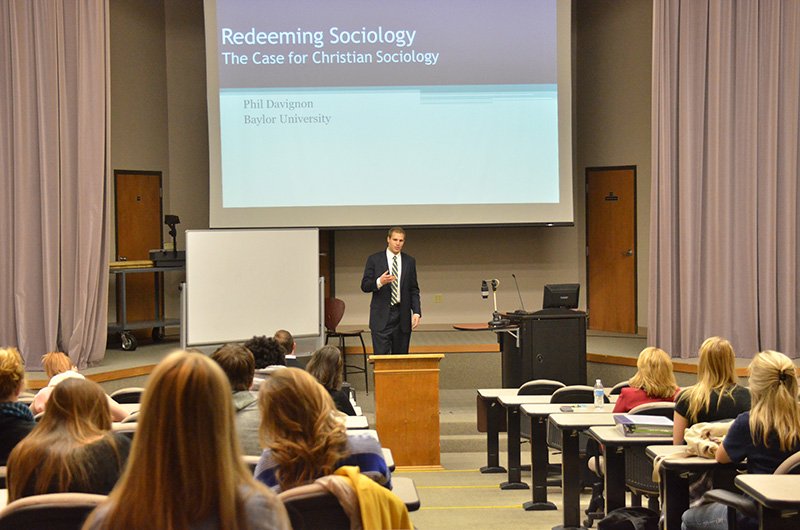 Phil Davignon talk in Harvey Auditorium