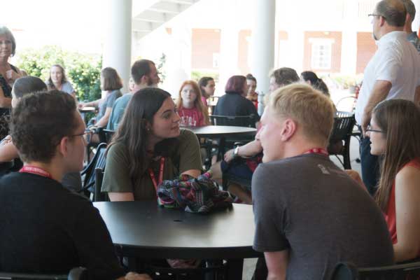 Students at Orientation