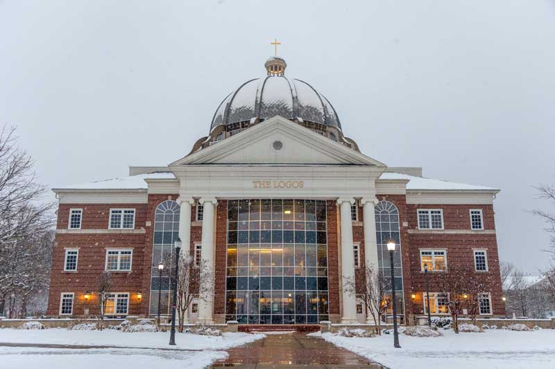 The Logos in the snow