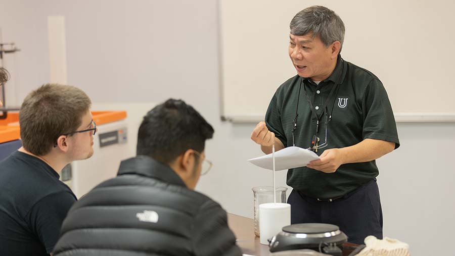 Don Van teaching