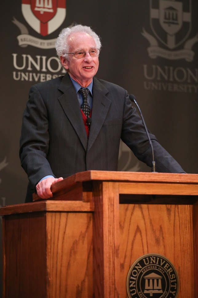 Dr. Melvyn Leffler delivers his afternoon lecture on Harry Truman and the Origins of the Cold War as the Carls-Schwerdfeger History Lecturer on October 22, 2018. Photo by Kristi Woody