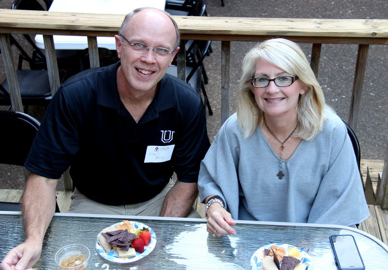 Robert and Brenda Briley attend the History Welcome Reception on September 9, 2019.
