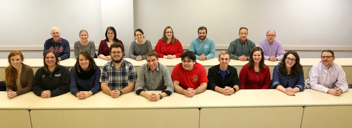 Attendees at the Phi Alpha Theta spring plenary meeting and initiation on February 24, 2015