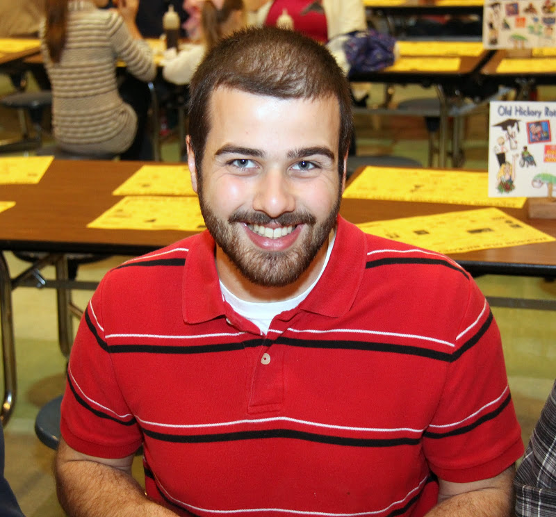 Delta-Psi Vice President-elect Allen Bradley pauses for a photo at the Jackson Old Hickory Rotary Club Pancake Breakfast on March 14,, 2015.
