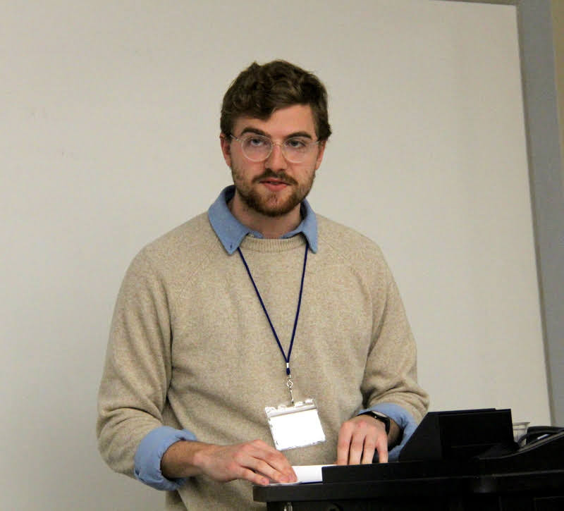 Delta-Psi chapter member Luke Sower presents his paper on Christian Shamanism: Ivan Veniamenov and the Adoption of Orthodoxy as the Indigenous Faith of Russian Alaska at the Phi Alpha Theta conference in Nashville on March 30, 2019.