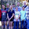 Participants at the Salem Cemetery community service project on November 1, 2016, take time for a group photo. They are: (front row, left to right) Jordan Sellers, Kathryn Mitchell, Devin Dean, Beth Adams, Emily Littleton, Ali Renckens, Joanna Butcher, Katherine Cheshire, Gideon Ragland, Malcom Wilcox, Jacob Carroll, and Nic Linn; (back row, left to right) Ed Smith, Dr. Keith Bates, Dr. David Thomas, Seth Reid, Dr. Henry Allen, Dr. Stephen Carls, Luke Adkins, Dr. Terry Lindley, Dr. Kelvin Moore, David Ragland, and Debbie Ragland.