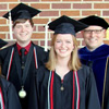 Graduating history majors and Phi Alpha Theta members join with Dr. Keith Bates (second row, right) for a photo prior to Union University's undergraduate commencement services on May 20, 2017. They are: (front row, left to right) Emily Littleton, Devin Dean, Jordan Sellers, Kathryn Mitchell, and Beth Adams; (second row, left to right) Stephen Lewoczko, Luke Parrett, Thomas Gray, and Dr. Bates.