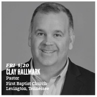Sept. 20 - Clay Hallmark