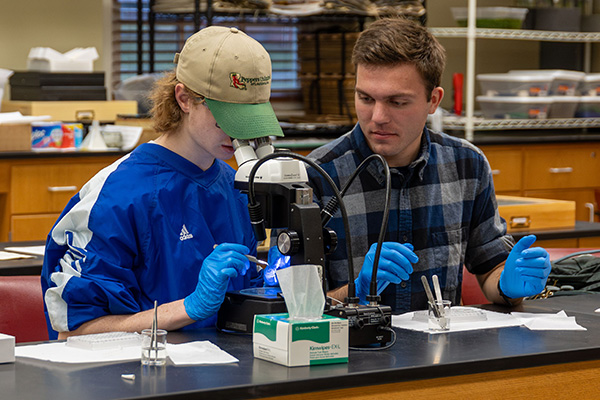 Biology student