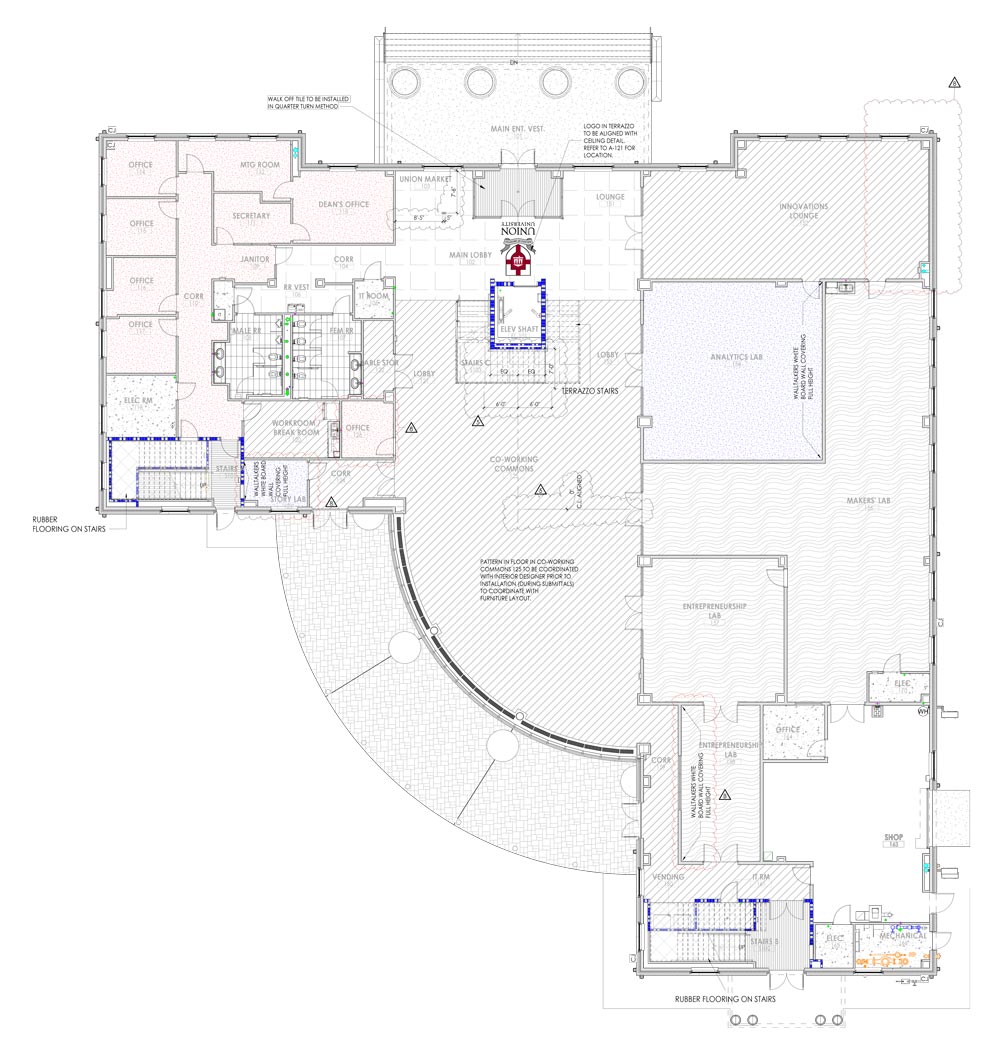 Ethos Forum Floor 1 Map