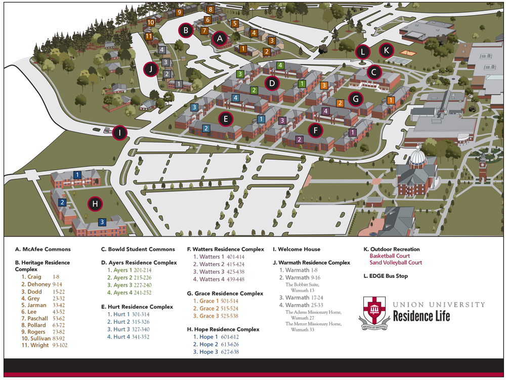residence life map