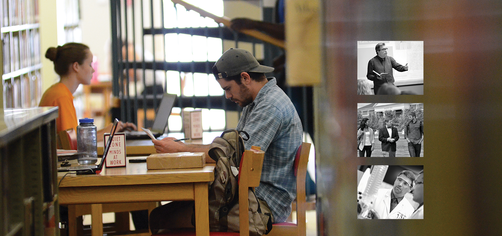 students in Library