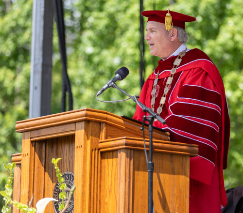 Union President Samuel W. "Dub" Oliver will deliver the commencement address July 26. (Photo by Karley Hathcock)