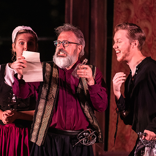 The Union University Players will present Shakespeare’s “Twelfth Night” on the Great Lawn Oct. 8-13. (Photo by Kristi Woody)