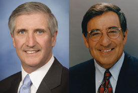 Andrew Card (left) and Leon Panetta (right) will be the featured speakers for Union's 11th annual Scholarship Banquet Oct. 23.
