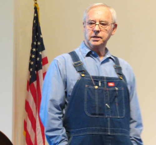 Bob Hamblin as Clarence Jordan. Hamblin will present his one-man show on Jordan's life March 3.