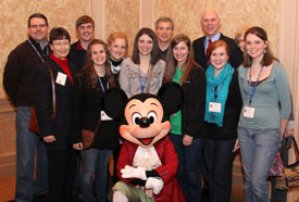 Seven Union history students, as well as history faculty members, attended the biennial Phi Alpha Theta convention Jan. 3-7 in Orlando, Fla. 